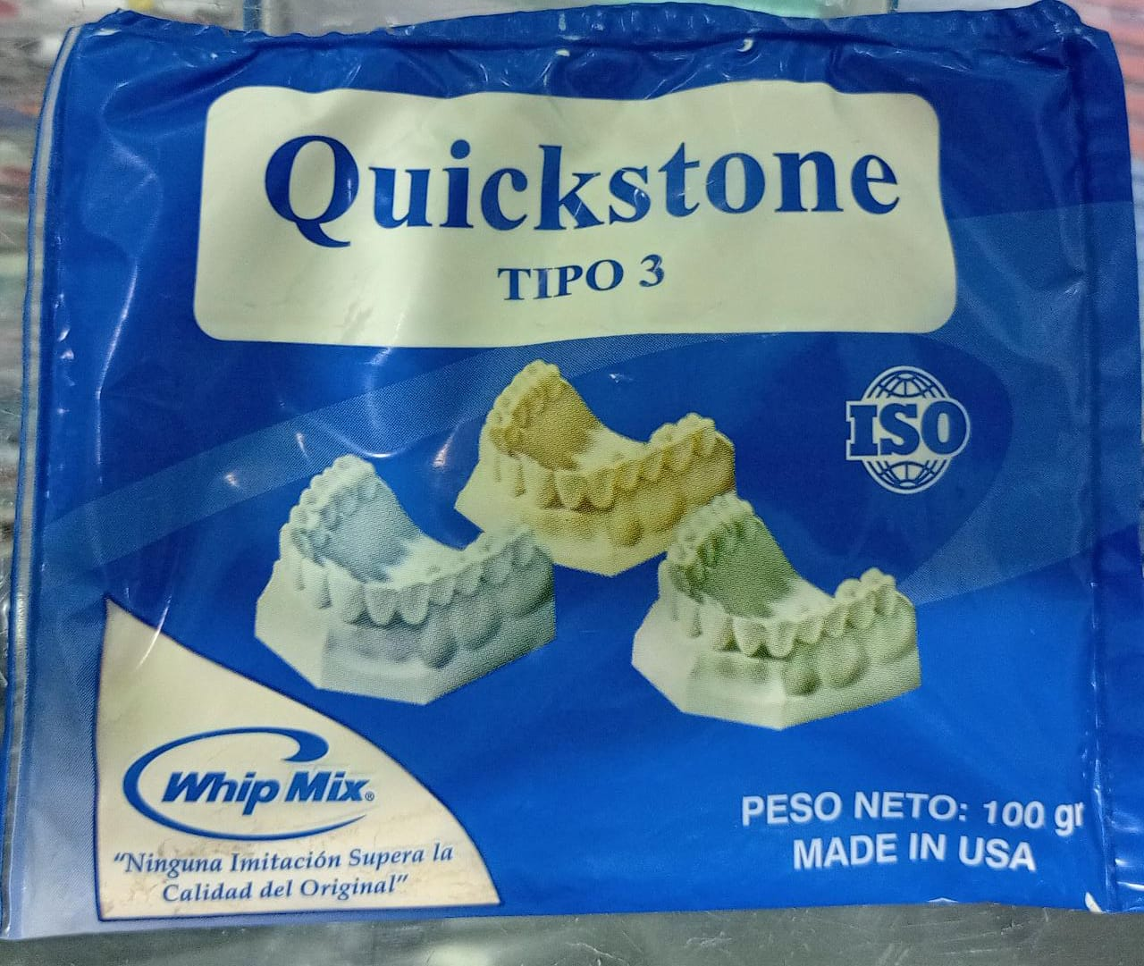 Yeso Tipo III Quickstone Stone Whip Mix