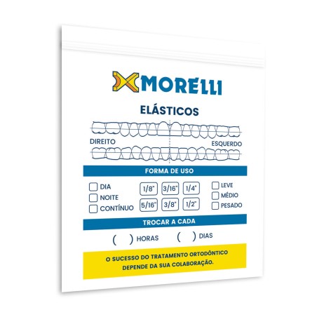Elásticos Ortodoncia 1/8 *100 und. Morelli
