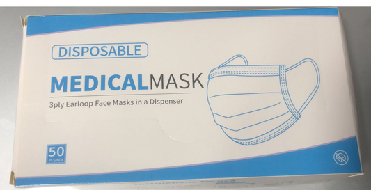 Tapaboca Termosellado Azul 50 Unidad Medical Mask