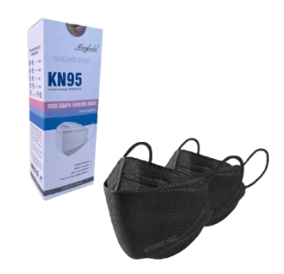 Tapaboca KN95 Oreja Adulto Mayfield Negro